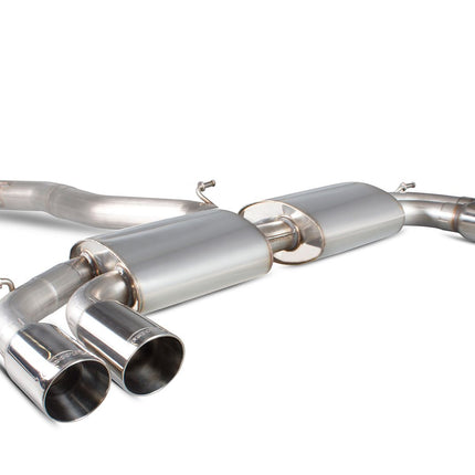 Scorpion Exhausts Audi S3 2.0T 8V 3 Door & Sportback Non-resonated cat-back system with no valves - Car Enhancements UK
