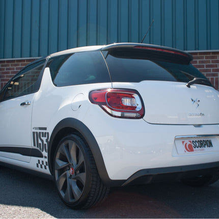 Scorpion Exhausts Citroen DS3 Racing & 1.6 T Non-resonated cat-back system - Car Enhancements UK