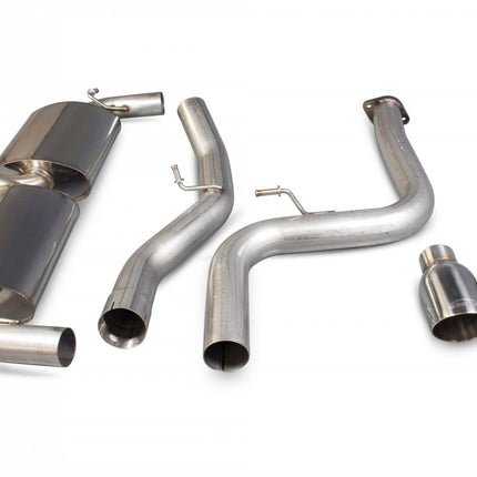 Scorpion Exhausts Ford Focus MK2 ST 225 2.5 Turbo  76mm/3 Non-resonated cat-back system - Car Enhancements UK