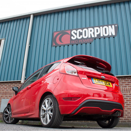 Scorpion Exhausts Ford Fiesta Ecoboost 1.0T 100,125 & 140 PS Non-resonated cat-back system - Car Enhancements UK