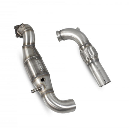 Scorpion Exhausts Ford Fiesta ST-Line 1.0T Non GPF Model Only Downpipe with high flow sports catalyst - Car Enhancements UK