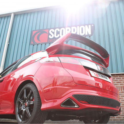 Scorpion Exhausts Honda Civic Type R FN2  Resonated cat-back system - Car Enhancements UK