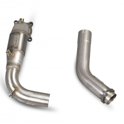 Scorpion Exhausts Honda Civic Type R FK2 (LHD) Downpipe with a high flow sports catalyst - Car Enhancements UK