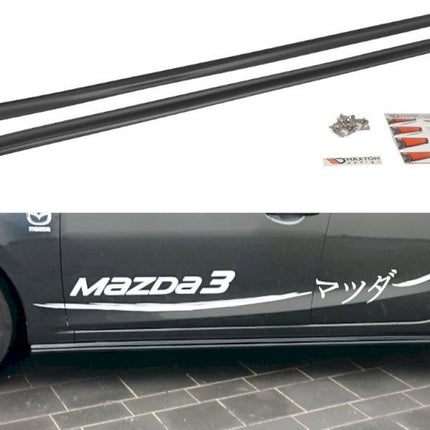 SIDE SKIRTS DIFFUSERS MAZDA 3 MK3 FACELIFT (2017-UP) - Car Enhancements UK