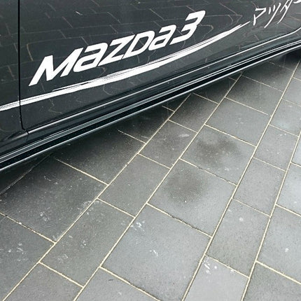 SIDE SKIRTS DIFFUSERS MAZDA 3 MK3 FACELIFT (2017-UP) - Car Enhancements UK