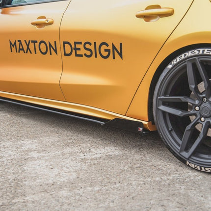 MAXTON RACING SIDE SKIRT SPLITTERS (+FLAPS) FORD FOCUS MK4 ST/ MK4 ST LINE (2019-) - Car Enhancements UK