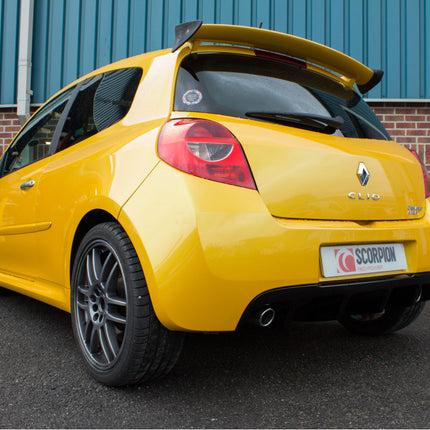 Scorpion Exhausts Renault Clio MK3 197 Sport 2.0 16v  Resonated cat-back system - Car Enhancements UK