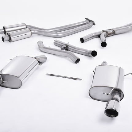 Milltek Sport BMW 3 Series E92 335i Coupé 2006 Full System Catalyst replacement pipes only remove the secondary catalysts. Not suitable for xDrive models Tip Style: 100mm Jet  Pipe Diamater Inches: 2.5 - Car Enhancements UK