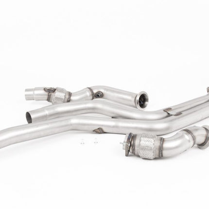 Milltek Sport BMW 2 Series M2 Competition Coupé (F87)2018 Large-bore Downpipes and Cat Bypass Pipes Removes OE Primary Cats and OPF/GPF's - Requires Stage 2 ECU Software - Must be fitted with Milltek Sport Catback Only - Car Enhancements UK