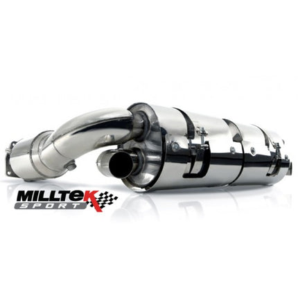 Milltek Sport Kia Stinger GT 3.3 V6 Turbo (Non-OPF/GPF Models only) 2018 Secondary Cat-back Valved System (Uses OE Tailpipes) Race (Louder) - Car Enhancements UK