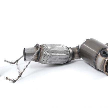 Milltek Sport New Mini Mk3 (F56) Cooper 1.5T (Pre-Facelift model only) 2014 Large Bore Downpipe and Hi-Flow Sports Cat For fitment with the OEM cat-back exhaust and requires a Stage 2 ECU remap - Car Enhancements UK