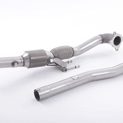 Milltek Sport Volkswagen Golf Mk6 R 2.0 TFSI 270PS 2009 Large Bore Downpipe and Hi-Flow Sports Cat To fit 3-inch Race cat-back system. Must be fitted with the Milltek Sport cat-back system and requires a Stage 2 ECU remap - Car Enhancements UK