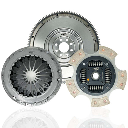 RTS Performance SMF Clutch Kit with Single Mass Flywheel – Ford Fiesta ST180/200 – Twin Friction, 5 Paddle, HD (Organic) (RTS-0180SMF) - Car Enhancements UK