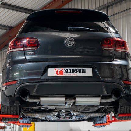 Scorpion Exhausts Volkswagen Golf Mk6 Gti 2.0 Tsi Resonated cat-back system - Car Enhancements UK