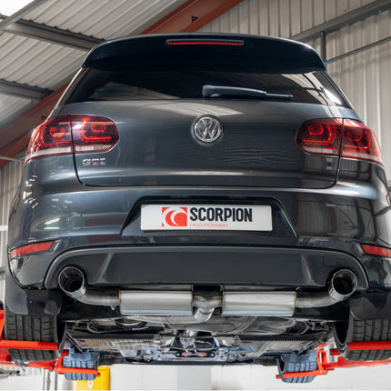 Scorpion Exhausts Volkswagen Golf Mk6 Gti 2.0 Tsi Resonated cat-back system - Car Enhancements UK