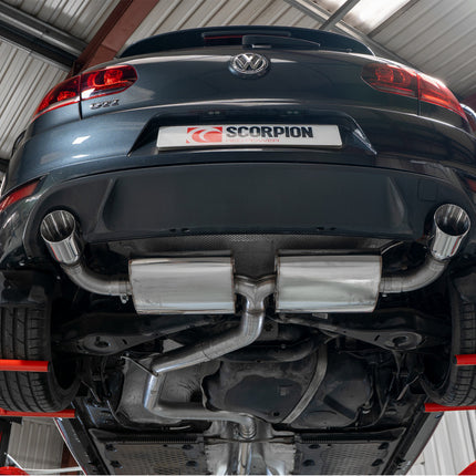 Scorpion Exhausts Volkswagen Golf Mk6 Gti 2.0 Tsi  Non-resonated cat-back system - Car Enhancements UK