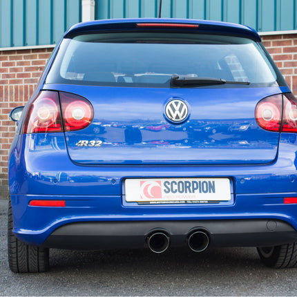 Scorpion Exhausts Volkswagen Golf MK5 R32 Non-resonated cat-back system - Car Enhancements UK