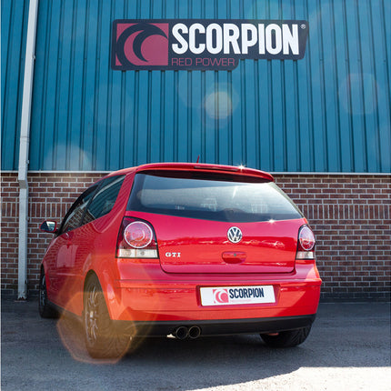 Scorpion Exhausts Volkswagen Polo Gti 1.8T 9n3 Resonated cat-back system MK4 - Car Enhancements UK