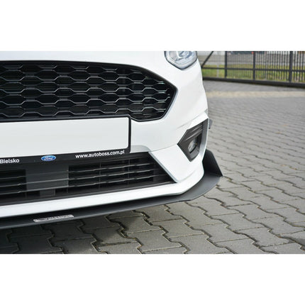 Maxton Design- Fiesta MK8 St & STLine Front Racing Splitter V1 - Car Enhancements UK