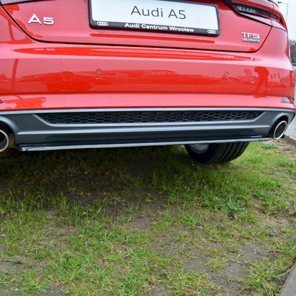 CENTRAL REAR SPLITTER AUDI A5 F5 S-LINE COUPE (WITHOUT A VERTICAL BAR) (2016 - UP) - Car Enhancements UK