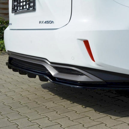 CENTRAL REAR SPLITTER LEXUS RX MK4 H (WITH VERTICAL BARS) - Car Enhancements UK