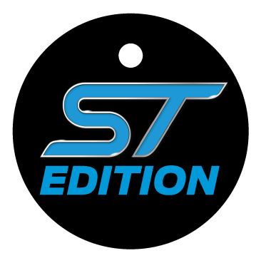 28mm ST EDITION Ignition Button Gel Badge - Car Enhancements UK
