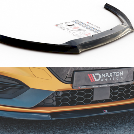 MAXTON DESIGN FRONT SPLITTER V8 FORD FOCUS MK4 ST/ ST-LINE - Car Enhancements UK