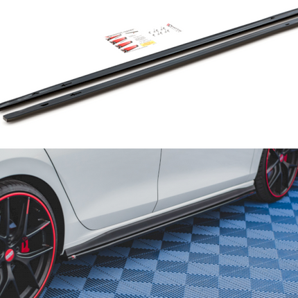 SIDE SKIRTS DIFFUSERS VW-GOLF-MK8 GTI (2020-) - Car Enhancements UK