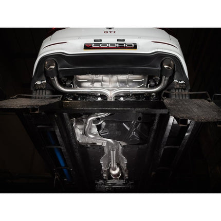 VW Golf GTI (Mk8) 2.0 TSI (20>) Box Delete Race GPF Back Performance Exhaust - Car Enhancements UK