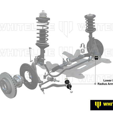 Caster Kit - Front Radius Arm Lower Bushing - BMW - WhiteLine - Car Enhancements UK