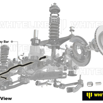 Rear Anti-Roll Bar 20mm Heavy Duty Blade Adjustable BMW 3 Series E46 2002-2005 - WhiteLine - Car Enhancements UK