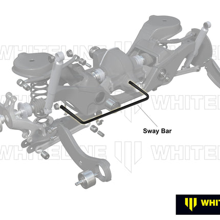 Rear Anti-Roll Bar 24mm X Heavy Duty Blade Adjustable Audi S3 RS3 & VW Golf Mk7 R 2013-2019  - WhiteLine - Car Enhancements UK