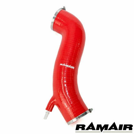 RIP-180-RD - Red Silicone Intake Hose Ford Fiesta ST 180 MK7 Ecoboost - Car Enhancements UK