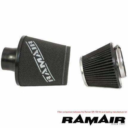 SR-150-BK - Ramair Intake Induction Foam Air Filter Kit for Ford Fiesta ST 150 (2.0l) - Car Enhancements UK