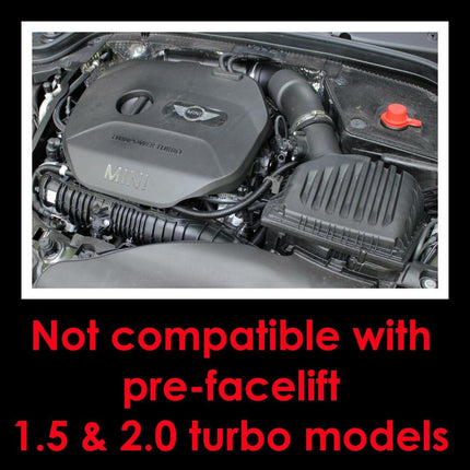 PRK-138-PLAIN-BK - PRORAM Air Filter Intake Kit for F56 Mini Cooper 1.5T & Cooper S 2.0T - Car Enhancements UK