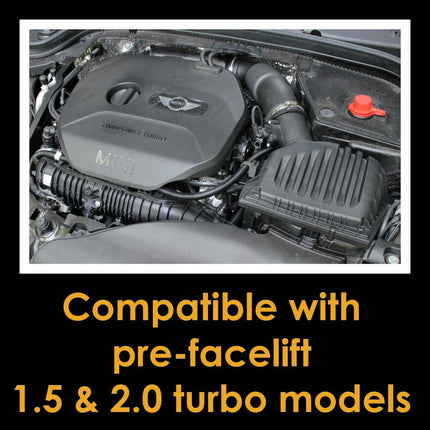 PRK-138-OVAL-BK - PRORAM Air Filter Intake Kit for F56 Mini Cooper 1.5T & Cooper S 2.0T - Car Enhancements UK