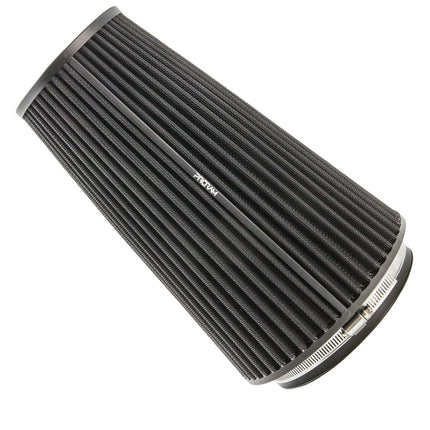PR-CC-196-VS-70-BK - 70mm OD - PRORAM Extra Large Cone Air Filter with Trumpet - Car Enhancements UK