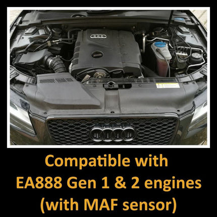 MST-AD-A401 - Intake Kit for Audi A4 A5 1.8 2.0 TFSI EA888 Gen 1 Gen 2 (With MAF) - Car Enhancements UK