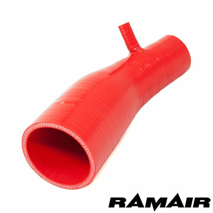 RIP-004-RD - Red Silicone Intake Hose Clio 4 200 RS 2013< - Car Enhancements UK