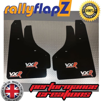 ASTRA GTC VXR (2012+) BLACK MUDFLAPS LOGO SILVER/RED - Car Enhancements UK