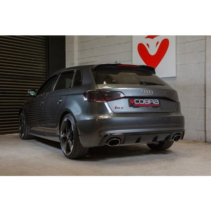 Audi RS3 (8V) Sportback (2015-17) Secondary De-Cat Bypass Performance Exhaust - Car Enhancements UK