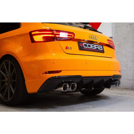 Audi S3 8V - 3 & 5 Door - Cobra Cat Back Exhaust - WITH VALVE - Car Enhancements UK