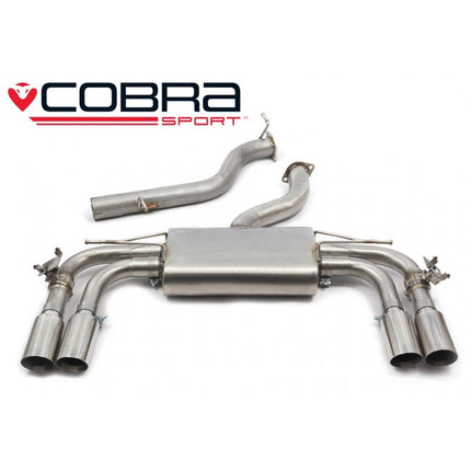 Audi S3 8V - 3 & 5 Door - Cobra Cat Back Exhaust - WITH VALVE - Car Enhancements UK
