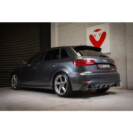Audi S3 (8V) 5 door Sportback (Valved) Cat Back Performance Exhaust - Car Enhancements UK