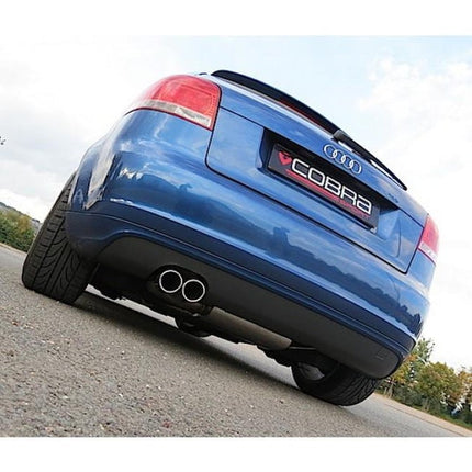 Audi A3 (8P) 2.0 TFSI 2WD (5 Door Sportback) Cat Back Performance Exhaust - Car Enhancements UK