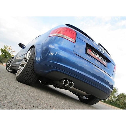 Audi A3 (8P) 2.0 TFSI 2WD (5 Door Sportback) Turbo Back Performance Exhaust - Car Enhancements UK