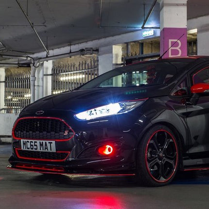Fiesta Black/Red edition (LED Strip DRL) full kit - Car Enhancements UK