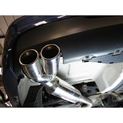 BMW 318D/320D Diesel (E90/E91) Twin Tip Performance Exhaust Rear Box - Car Enhancements UK