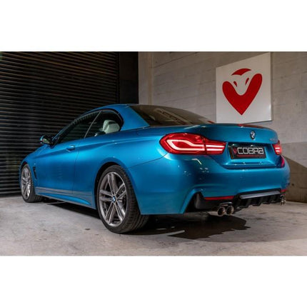 BMW 420D (F32/F33/F36) Quad Exit M4 Style Performance Exhaust Conversion - Car Enhancements UK