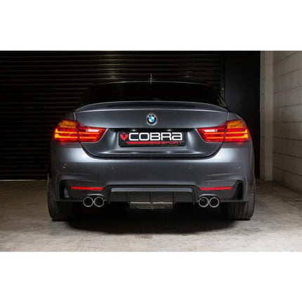 BMW 435D (F32/F33/F36) Quad Exit M4 Style Performance Exhaust Conversion - Car Enhancements UK
